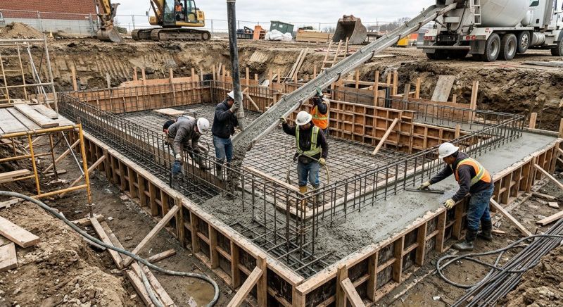 Basement Concrete Installation in Delta, PA