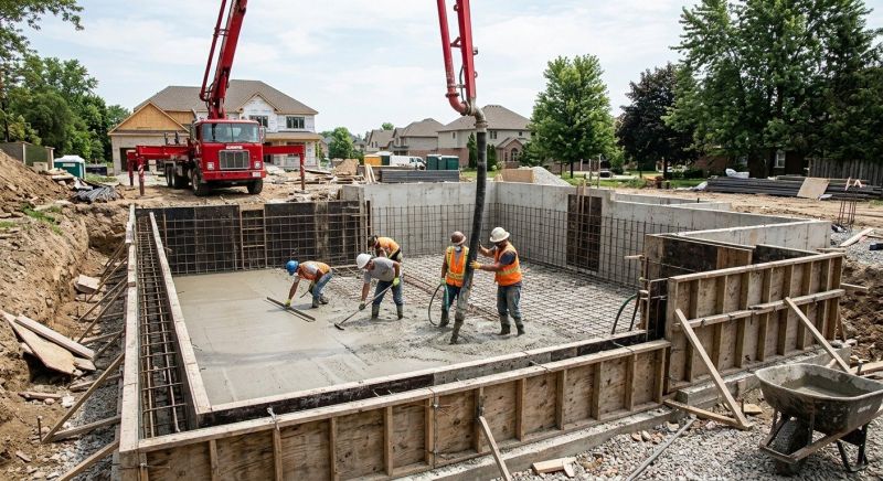 Basement Concrete Pouring in Harford County, MD