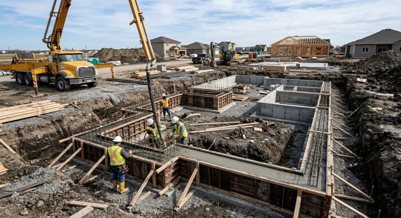 Concrete Foundation Installation in Baltimore County, MD