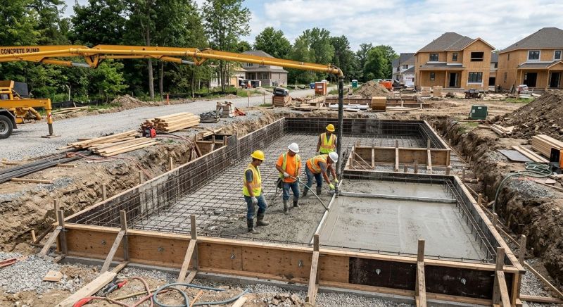 Concrete Foundation Installation in Port Deposit, MD