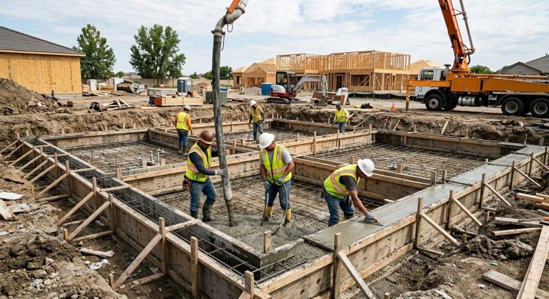Concrete Foundation Installation in Sparrows Point, MD