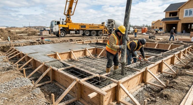 Foundation Wall Pouring in Nottingham, PA