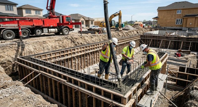 Foundation Wall Pouring in Nottingham, PA
